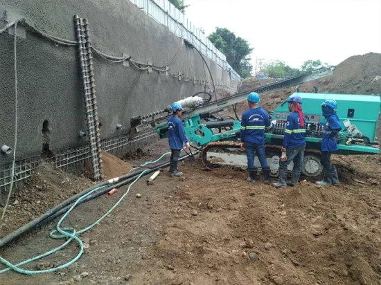 Perforadora de roca dura con orificio de voladura de mina hidráulica, plataforma de perforación de superficie DTH separada, máquina de plataforma de perforación de ingeniería de construcción de anclaje