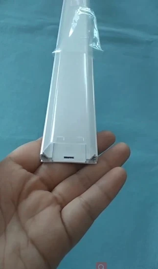 Perfil de carcasa de luz de tubo LED de extrusión de PC de plástico Opal /Cubierta