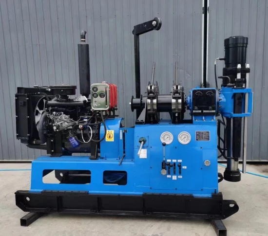 Máquina perforadora de prueba de suelo rotativa hidráulica Spt/Investigación geotécnica/Pozo de pozo de agua/Exploración minera Diamond Wireline Core Drilling Rig (GY-300A)